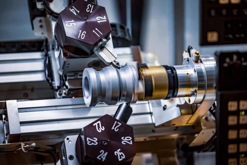 A CNC milling machine at KeyPlastics